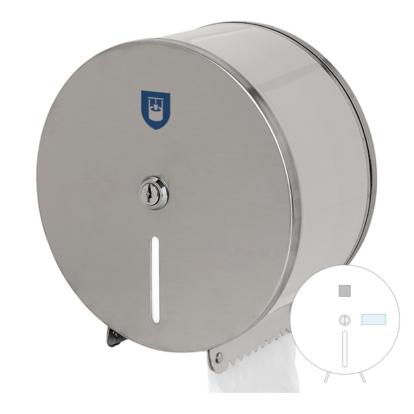 Toilet Paper Dispenser "Baby Jumbo" Stainless steel
